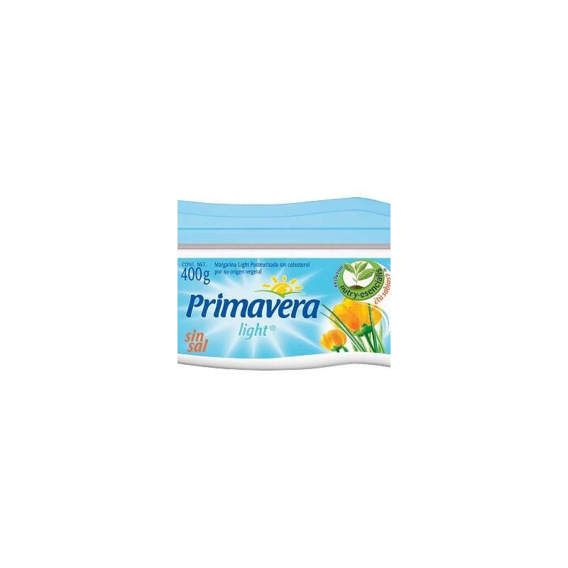 PRIMAVERA MARGARINA LIGHT SIN SAL 12/400GR