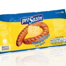 SALCHICHA POLAKA CON QUESO 400 GR PROSAZON