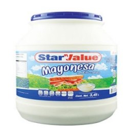 MAYONESA BAJA EN GRASA STAR VALUE 3.45KG