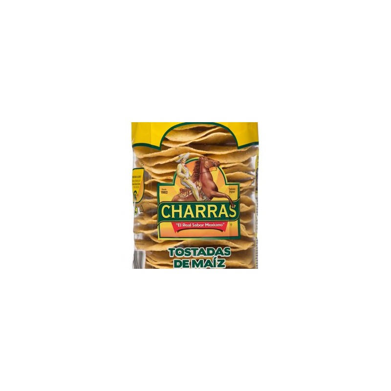 TOSTADA AMARILLA CHARRAS 325GR
