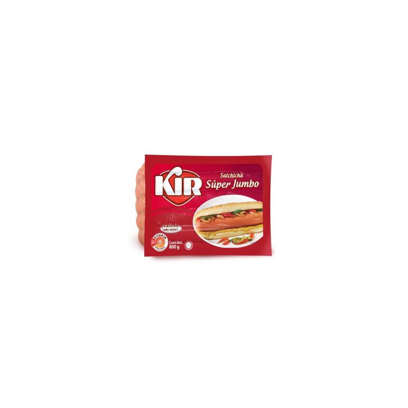 SALCHICHA SUPER JUMBO KIR 800GR