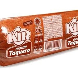 CHORIZO TAQUERO KIR TROZO 80GR