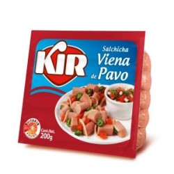 SALCHICHA DE PAVO KIR 200GR