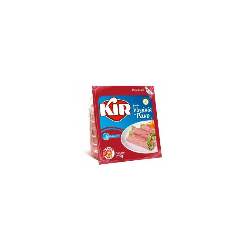 JAMÓN VIRGINIA PAVO KIR 250GR