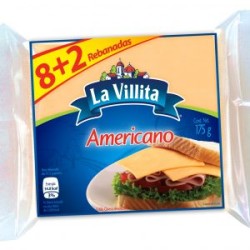 QUESO AMERICANO LA VILLITA 175GR