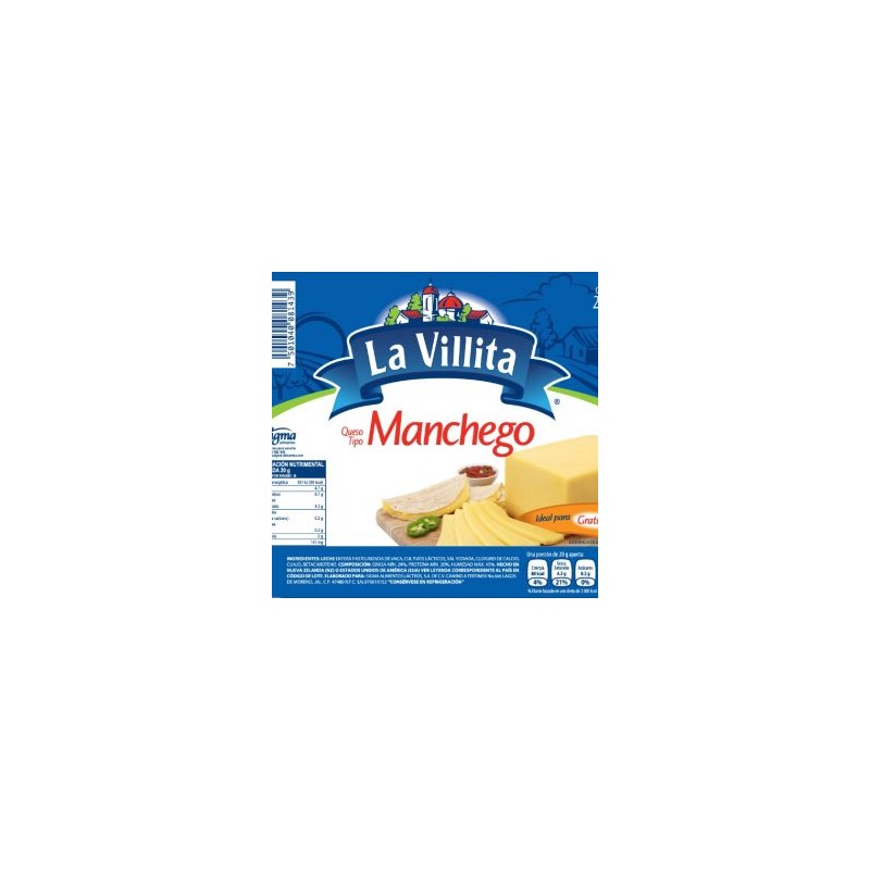 QUESO MANCHEGO LA VILLITA 200GR