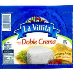 QUESO DOBLE CREMA LA VILLITA 500GR
